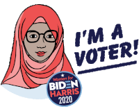 Im A Voter Joe Biden Sticker - Im A Voter Joe Biden Biden Harris Stickers