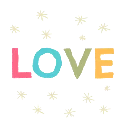 Love In Love Sticker - Love In Love Animated Text Stickers