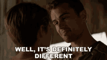 Well Its Definitely Different Theo James GIF - Well Its Definitely Different Theo James Tobias Four Eaton GIFs
