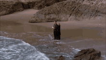 Doggett X Files Wife Ocean Ashes Release GIF - Doggett X Files Wife Ocean Ashes Release GIFs