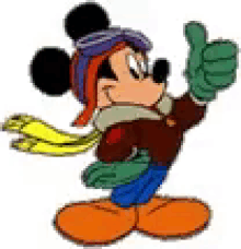 Mickey Mouse Thumbs Up GIF - Mickey Mouse Thumbs Up Pilot GIFs