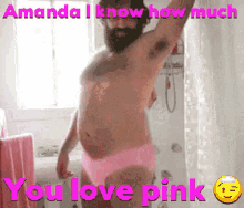 Pink Guy GIF - Pink Guy I Love Pink GIFs