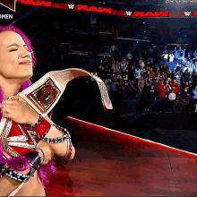 Sasha Banks Raw Womens Champion GIF - Sasha Banks Raw Womens Champion 2016 GIFs
