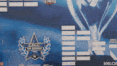a blue card with a star on it that says eccc