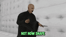 a video of a bald man holding a wand with the words the asmr video below him