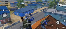a screenshot of a video game shows a warning sign