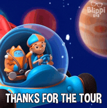 Thanks For The Tour Tabbs GIF - Thanks For The Tour Tabbs Blippi GIFs