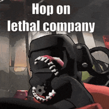 Hop On Lethal Company GIF - Hop On Lethal Company Hop GIFs