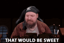 That Would Be Sweet Burke Black GIF - That Would Be Sweet Burke Black Excited GIFs