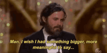 Meaningful GIF - Oscars2017 Casey Affleck Bigger GIFs
