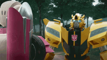Getting Smacked In The Head Arcee GIF - Getting Smacked In The Head Arcee Bumblebee GIFs