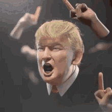 Trump Middle Finger GIF - Trump Middle Finger Whatever GIFs