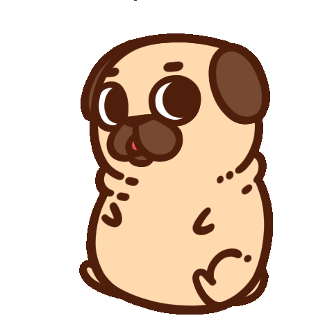 Pug Puglie Sticker - Pug Puglie Puglie Pug Stickers
