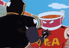 Tea Slap GIF - Tea Slap Battle GIFs