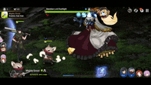 a screenshot of a video game with mighty scout at the bottom left
