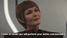 I Have No Doubt You Will Perform Your Duties Commendably T'Rina GIF - I Have No Doubt You Will Perform Your Duties Commendably T'Rina Star Trek Discovery GIFs
