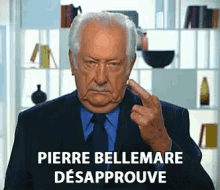 Pierre Bellemare Désapprouve GIF - Non Nan Desapprouve GIFs