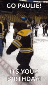 Boston Bruins Blades The Bruin GIF - Boston Bruins Blades The Bruin Dancing GIFs