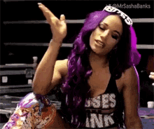 Sasha Banks Keep Telling That To Yourself GIF - Sasha Banks Keep Telling That To Yourself Wwe GIFs