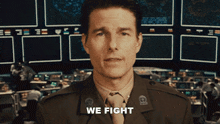 We Fight Major William Cage GIF - We Fight Major William Cage Edge Of Tomorrow GIFs