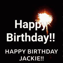 Happy Birthday GIF - Happy Birthday Jackie GIFs