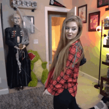 Dressing Up Shelby Dueitt GIF - Dressing Up Shelby Dueitt Trying New Outfit GIFs