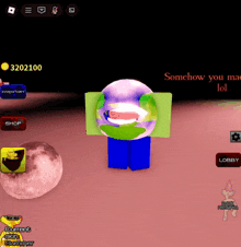 a screen shot of a video game with the words somchow you mac lol on the bottom