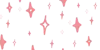 a white background with pink sparkles in the shape of diamonds