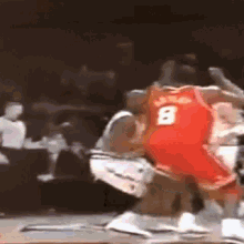 Michael Jordan Getting Blocked GIF - Michael Jordan Getting Blocked GIFs