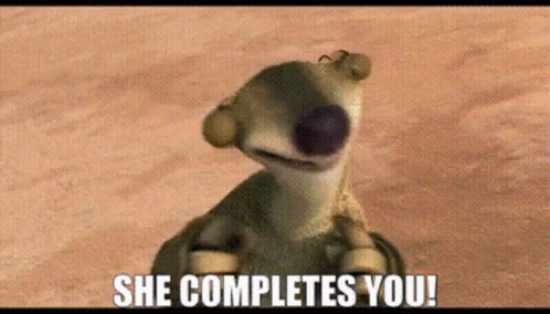 You Complete Me Ice Age GIFs | Tenor