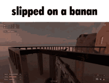 intruder banan slipped on a banan slipped