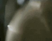 a blurred image of a person 's torso with a light shining through it .