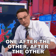 One After The Other Steve Kornacki GIF - One After The Other Steve Kornacki Msnbc GIFs