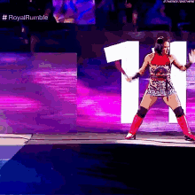 xia li entrance wwe royal rumble wrestling