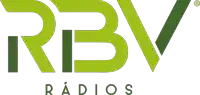 a logo for rbv radios is green and white