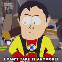 I Cant Take It Anymore Captain Hindsight GIF - I Cant Take It Anymore Captain Hindsight South Park GIFs