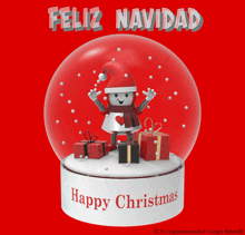 Happy Christmas Feliz Navidad GIF - Happy Christmas Feliz Navidad Robot GIFs