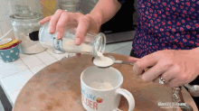Pouring Bigger Bolder Baking GIF - Pouring Bigger Bolder Baking Milk GIFs