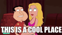 This Is A Cool Place Family Guy GIF - This Is A Cool Place Family Guy Quagmire GIFs