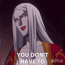 You Dont Have To Carmilla GIF - You Dont Have To Carmilla Castlevania GIFs