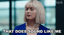 That Does Sound Like Me Eve GIF - That Does Sound Like Me Eve Flack GIFs