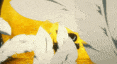 a bunch of feathers are flying in the air