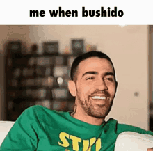 bushido egj laughing happy