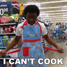 I Cant Cook Kanel Joseph GIF - I Cant Cook Kanel Joseph I Dont Know How To Cook GIFs