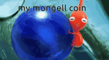 Mongell Coin Mongell Coin Obtained GIF - Mongell Coin Mongell Coin Obtained Blue Mongell Coin GIFs