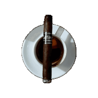 a cigar with a label that says coffin on it