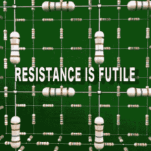 Resistance Is Futile Borg GIF - Resistance Is Futile Borg Star Trek GIFs
