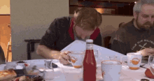 Mouth Wipe Table Cloth GIF