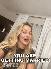 You Are Getting Married Juliette Porter GIF - You Are Getting Married Juliette Porter Cameo GIFs