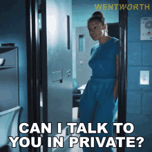 Can I Talk To You In Private Judy Bryant GIF - Can I Talk To You In Private Judy Bryant Wentworth GIFs